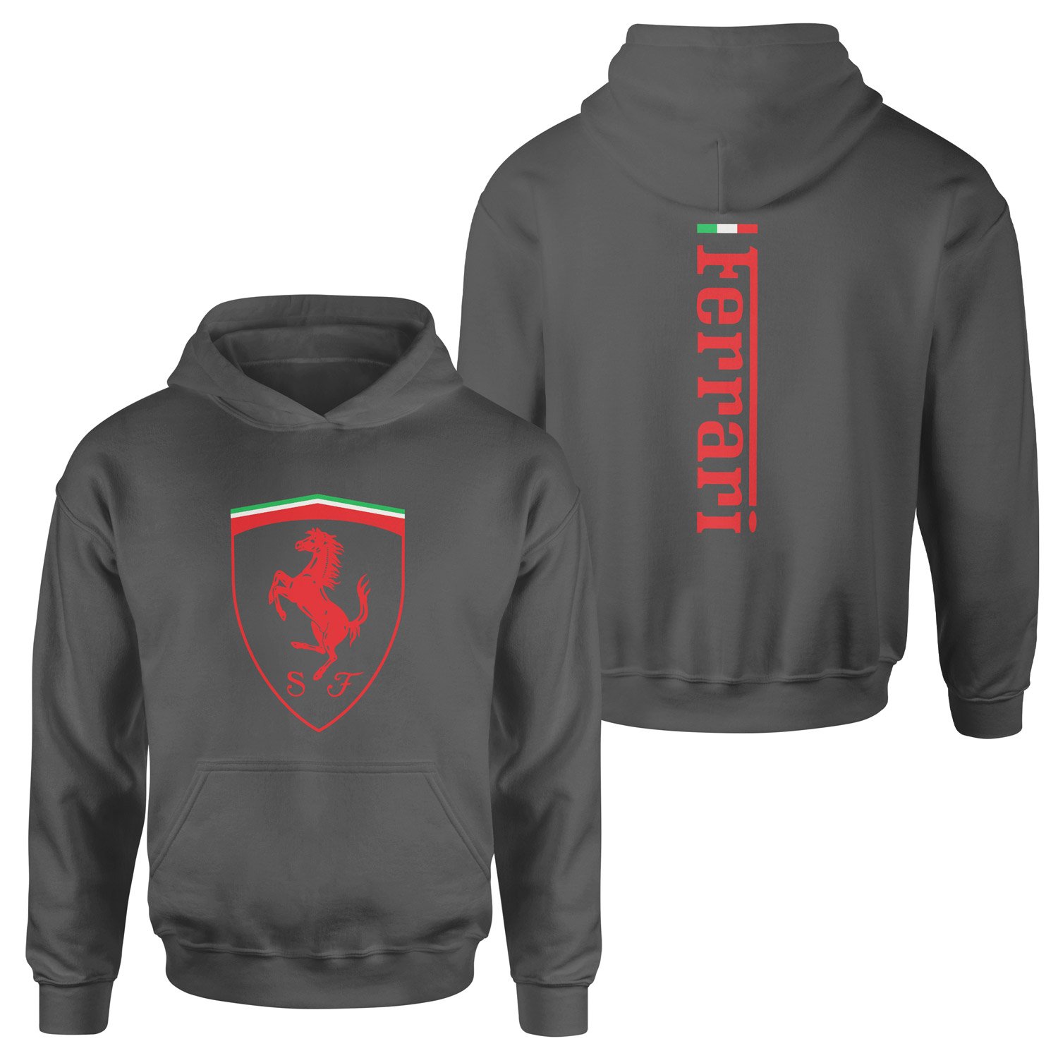Scuderia Ferrari SE 24 Siyah Hoodie XXL - Füme