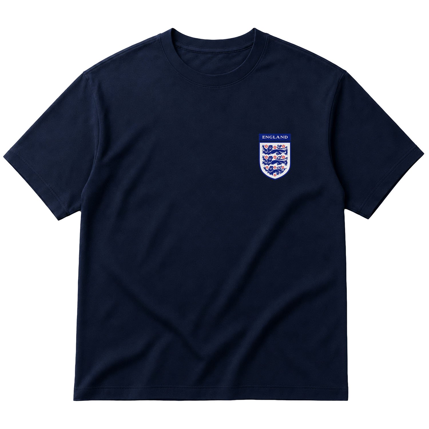 İngiltere Three Lions Oversize Tişört L - İndigo Mavisi