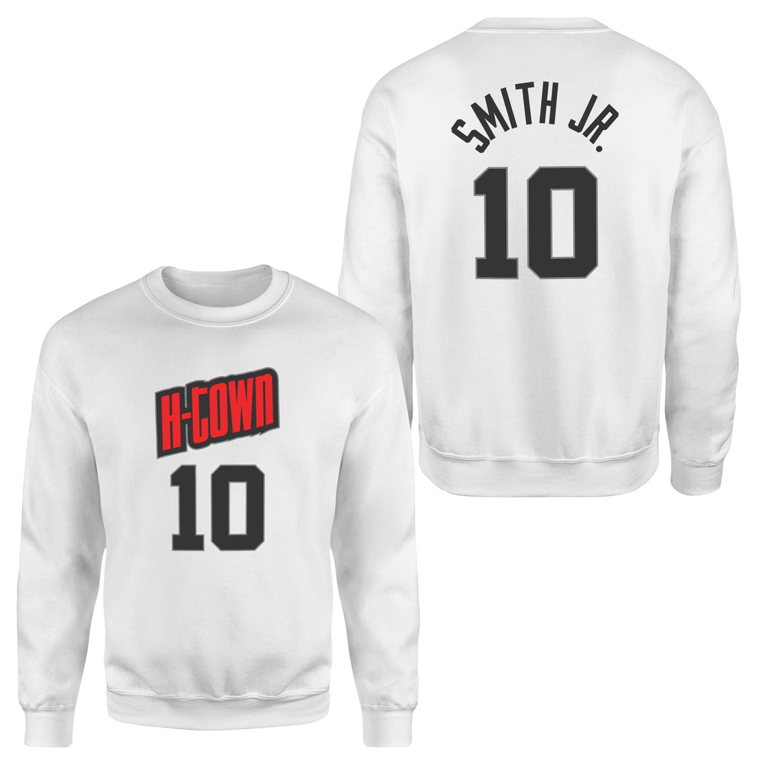 Jabari Smith Jr. 10 City Edition Forma Sweatshirt L - Beyaz