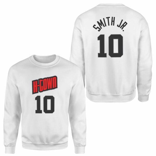 Jabari Smith Jr. 10 City Edition Forma Sweatshirt L - Beyaz
