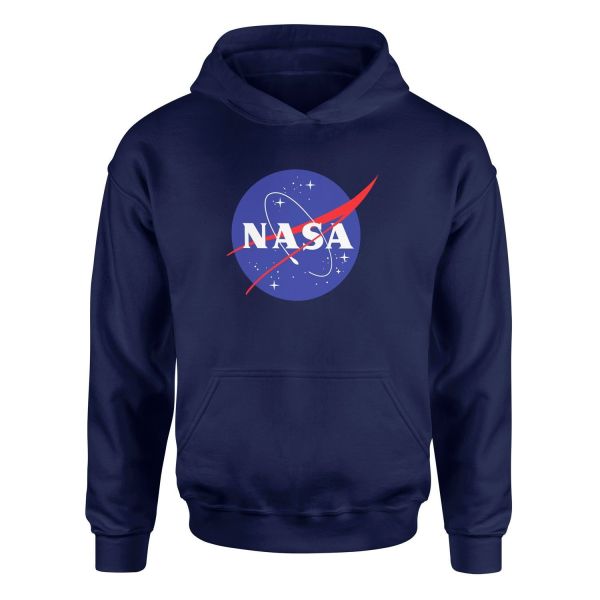 NASA Hoodie L - İndigo Mavisi