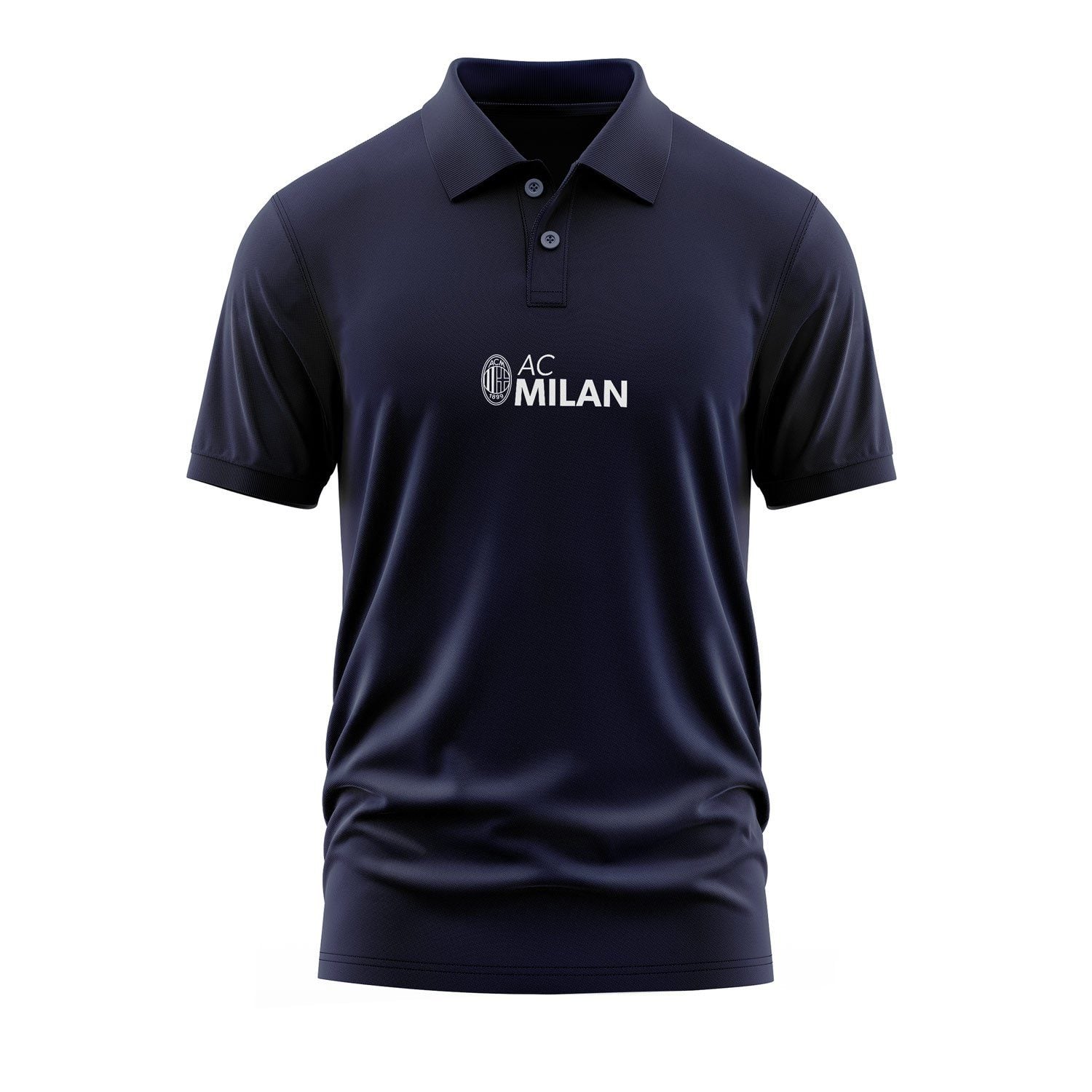 AC Milan Heritage Polo Tişört XL - İndigo Mavisi