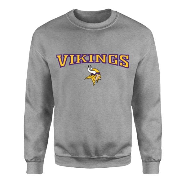 Minnesota VIKINGS B Sweatshirt L - Gri