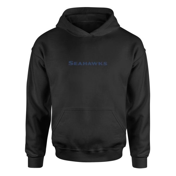 SEA SEAHAWKS Iconic Hoodie L - Siyah