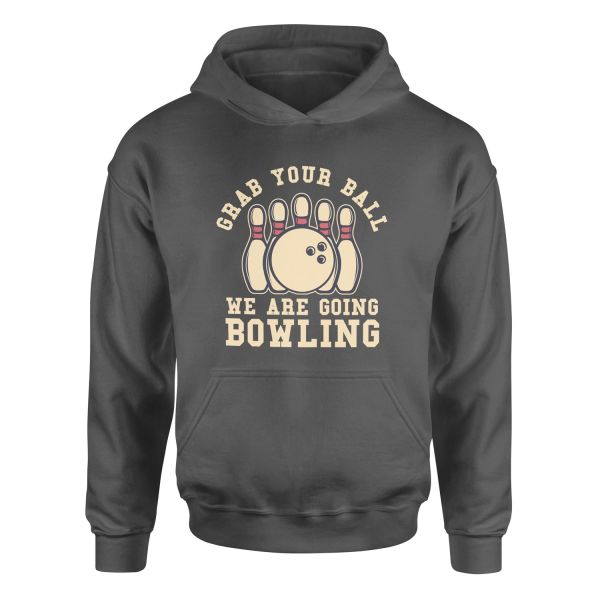 We Are Going Bowling Hoodie XL - Füme