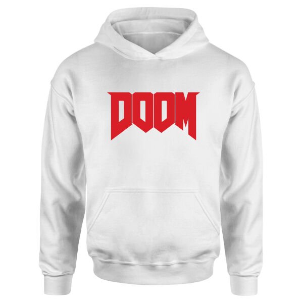 DOOM Hoodie XL - Beyaz
