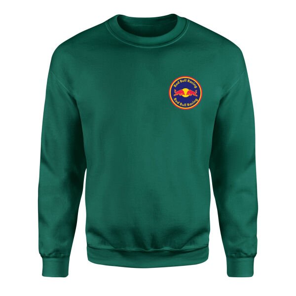 Red Bull Racing Badge Sweatshirt S - Nefti Yeşili