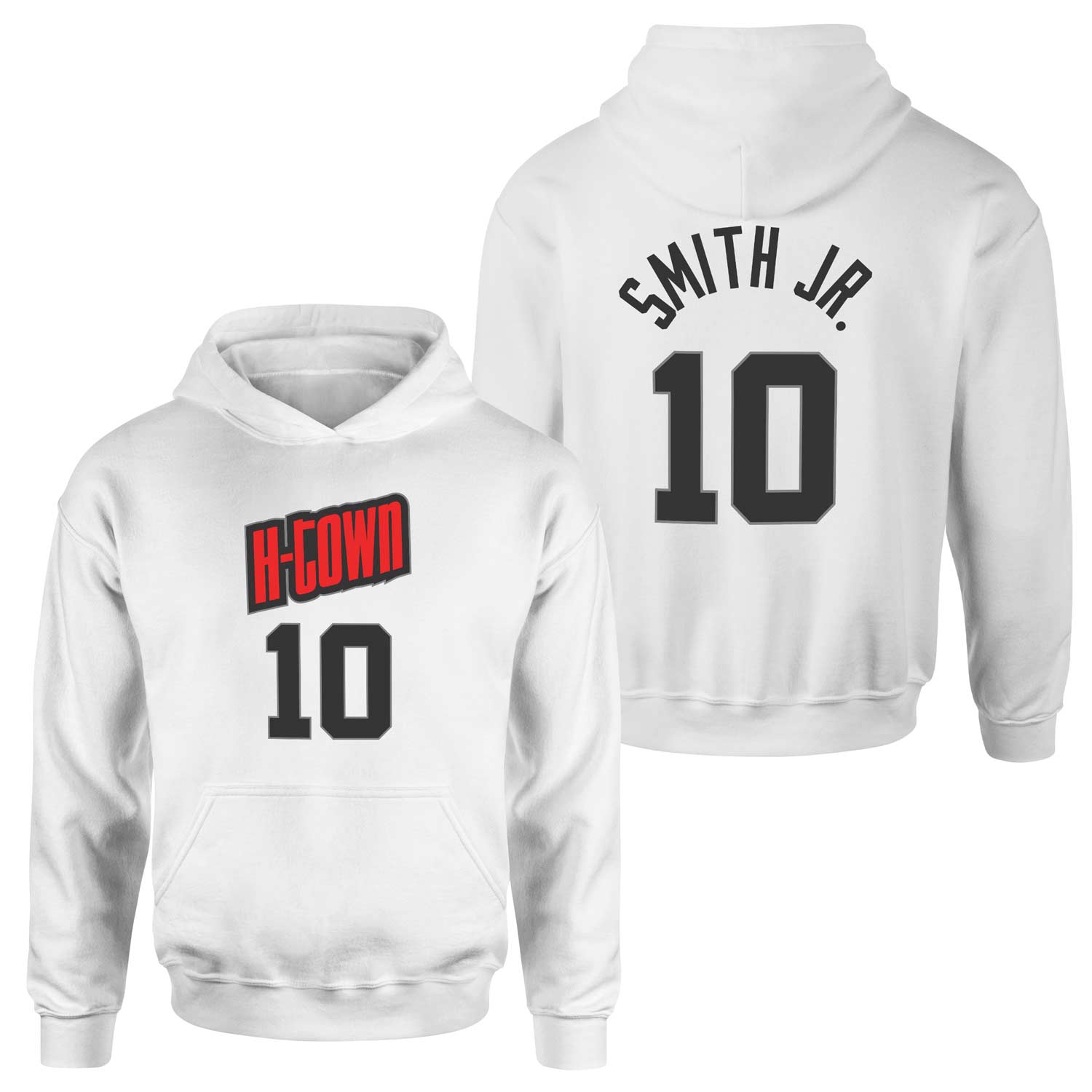 Jabari Smith Jr. 10 City Edition Forma Hoodie XL - Beyaz