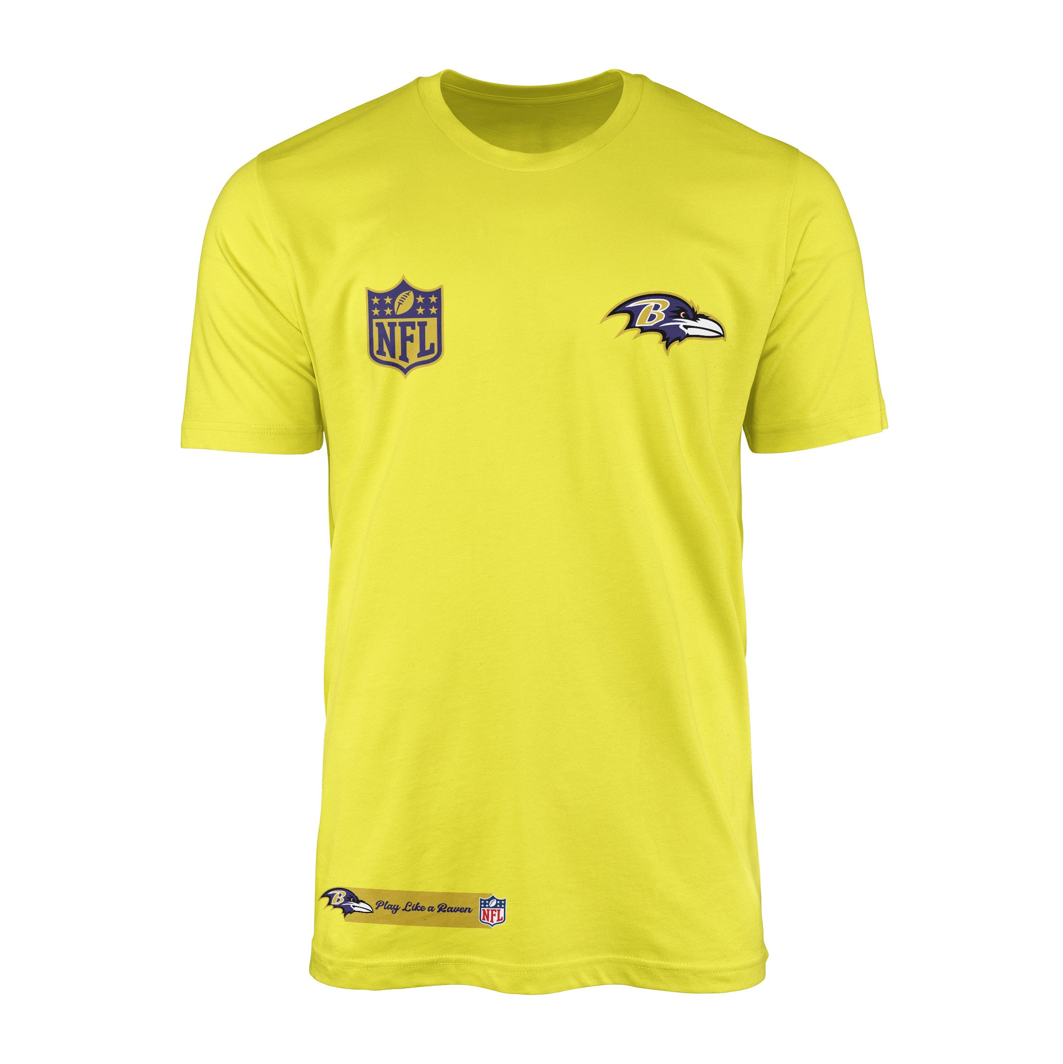 Play Like a Raven Baltimore Ravens MVP Tişört XXL - Sarı