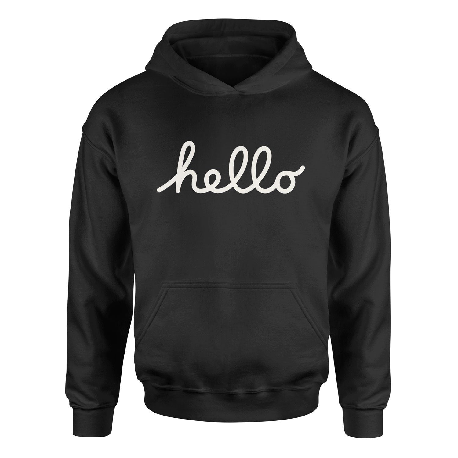 Hello Hoodie XL - Siyah