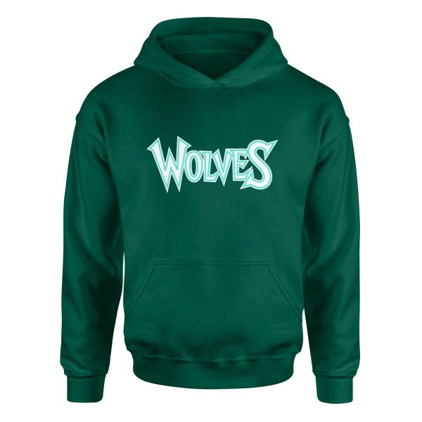 Wolves Hoodie M - Nefti Yeşili