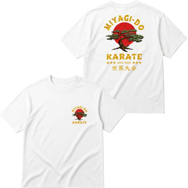 Miyagi Do Karate Oversize Tişört S - Beyaz
