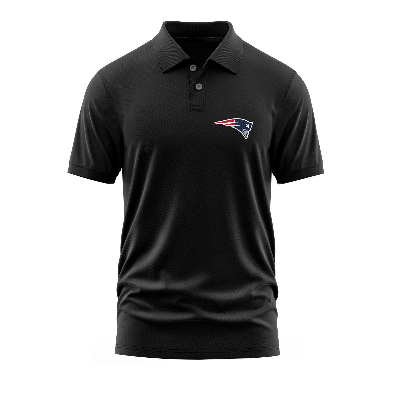 New England Patriots Polo Tişört L - Siyah