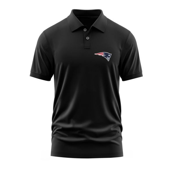 New England Patriots Polo Tişört L - Siyah