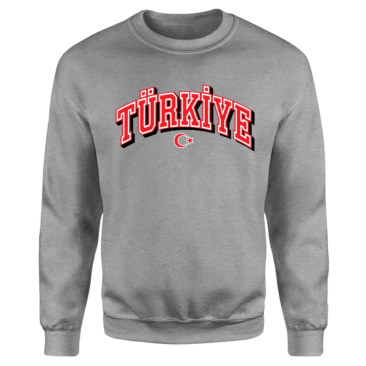 Türkiye 2026 Varsity Sweatshirt L - Gri