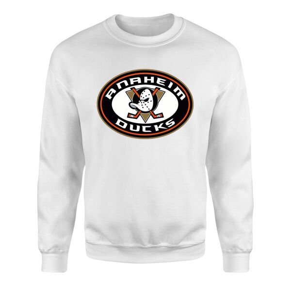 Anaheim Ducks Sweatshirt XL - Beyaz