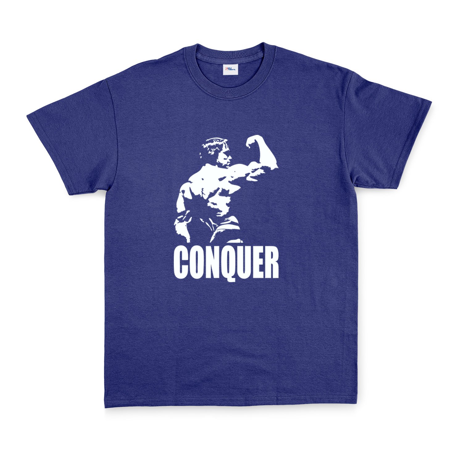 Arnold Conquer Tişört XXL - İndigo Mavisi