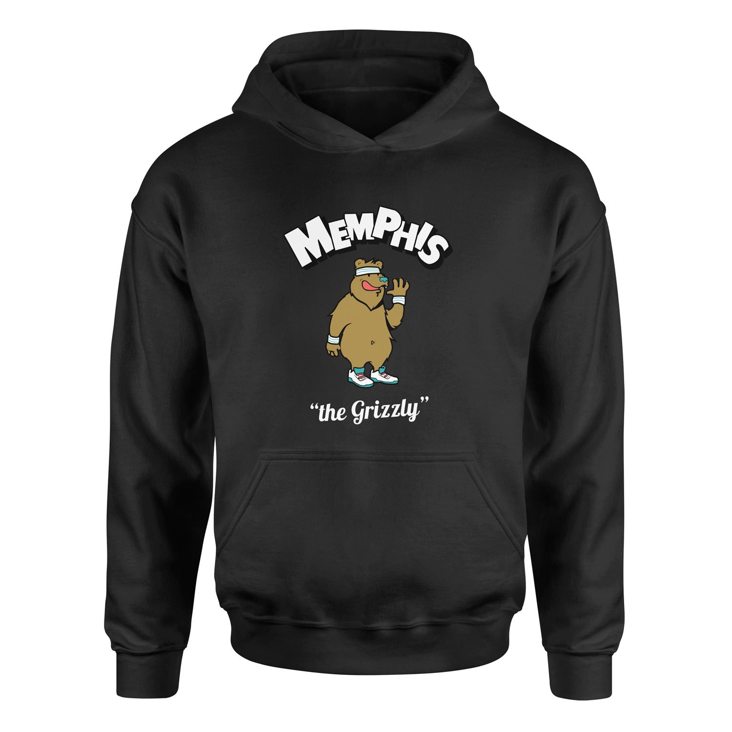 Memphis Cartoon Hoodie S - Siyah