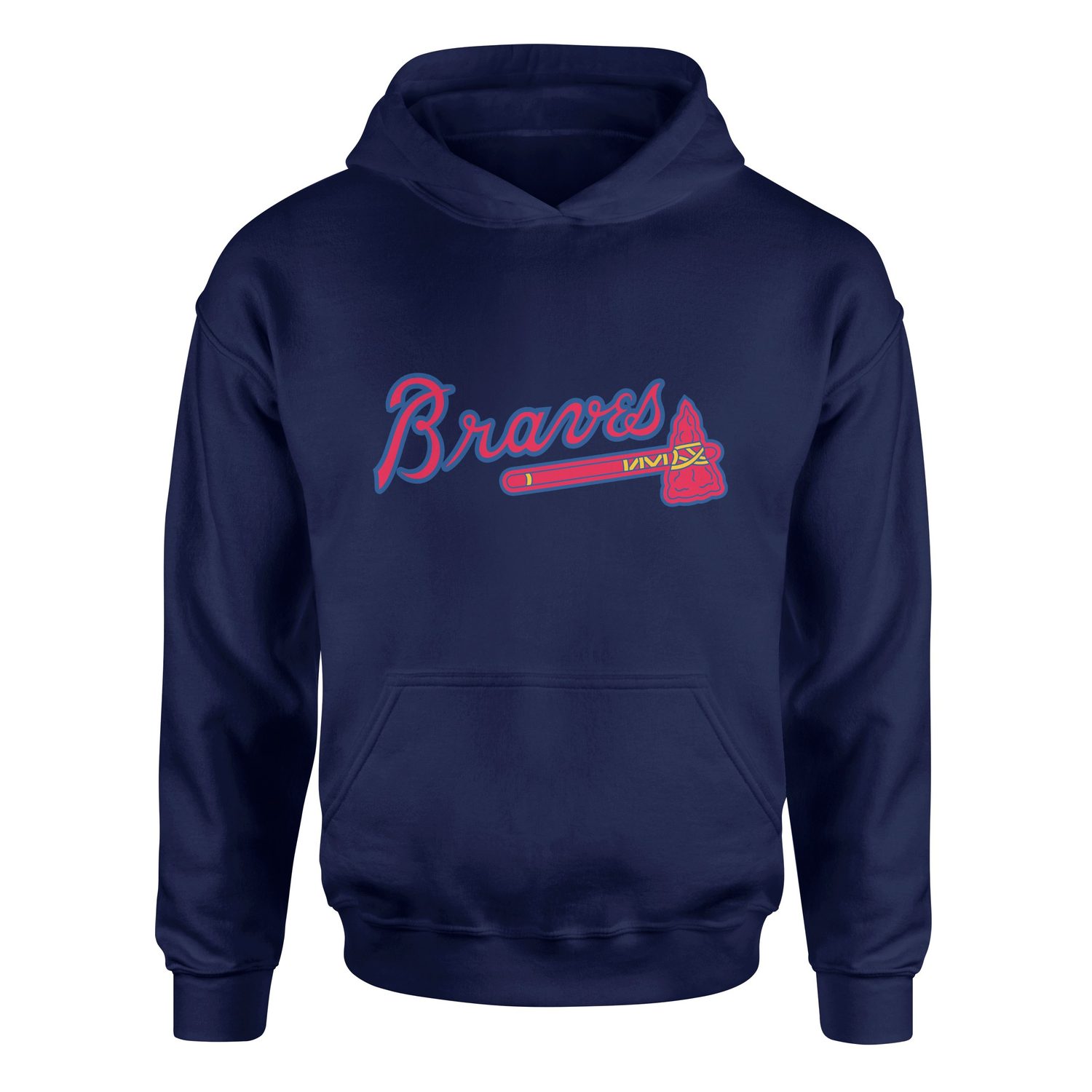 The Braves Hoodie L - İndigo Mavisi