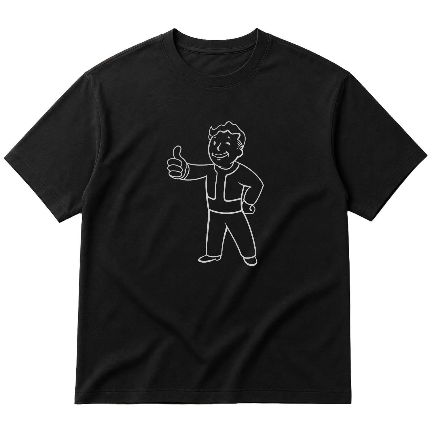 Vault-Boy Extract Oversize Tişört