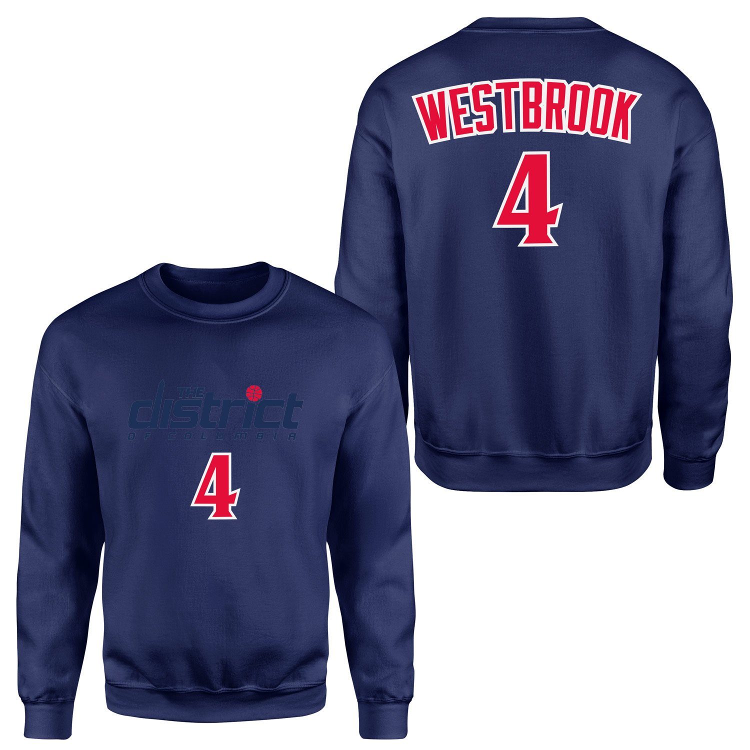 Russell Westbrook Wizards Forma Sweatshirt M - İndigo Mavisi