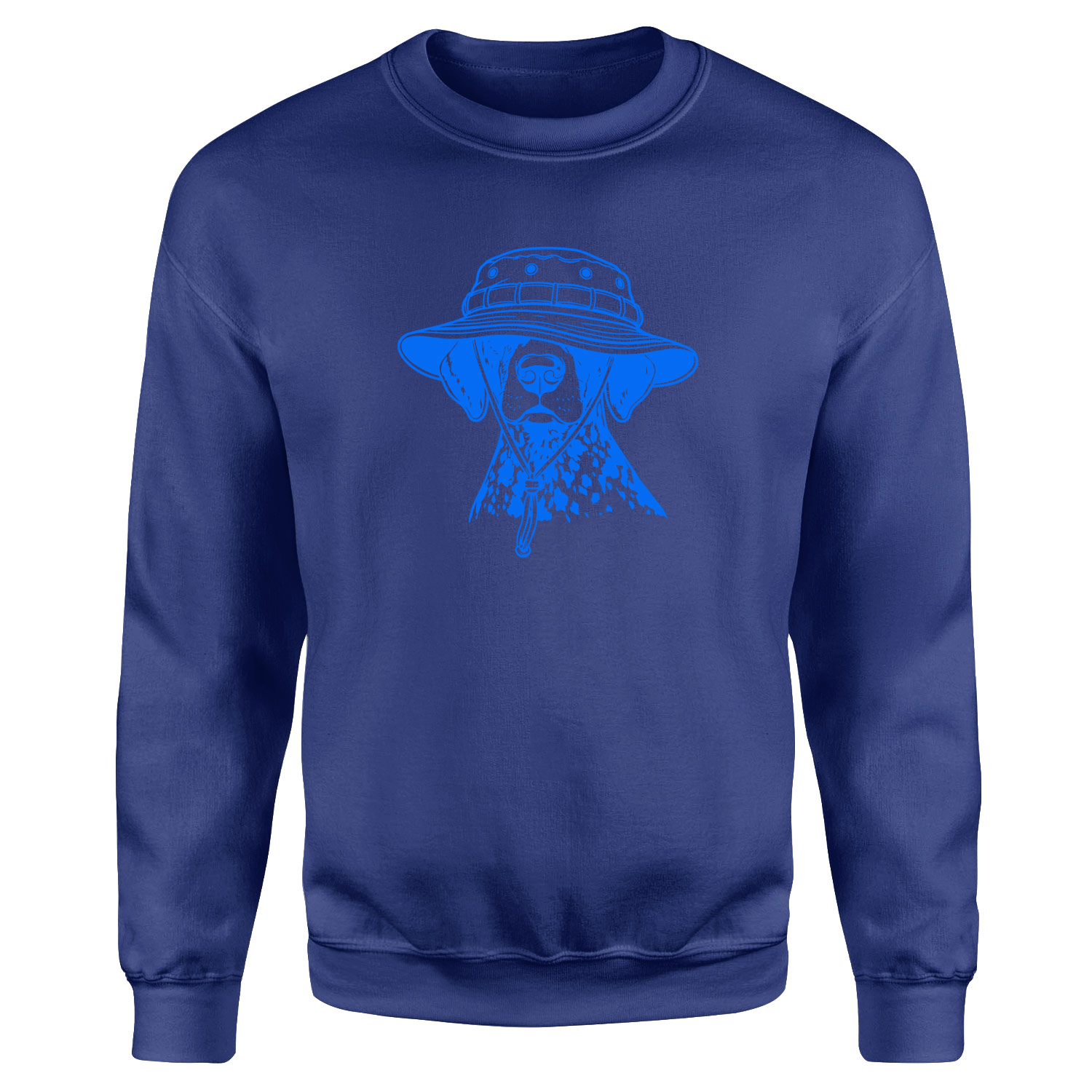 Şapkalı Dalmaçyalı Sweatshirt L - İndigo Mavisi