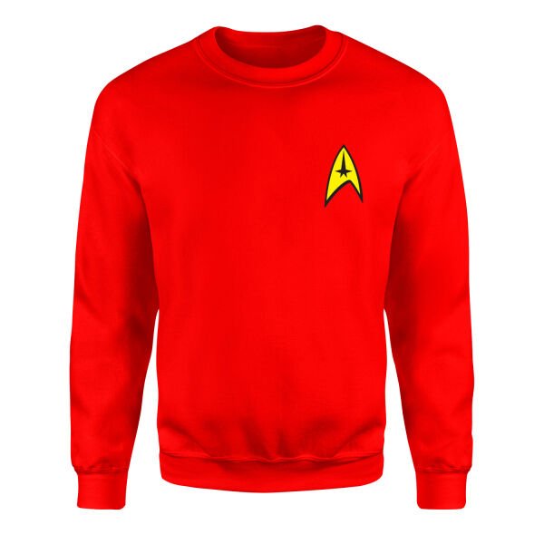 Star Trek Delta Sweatshirt M - Kırmızı
