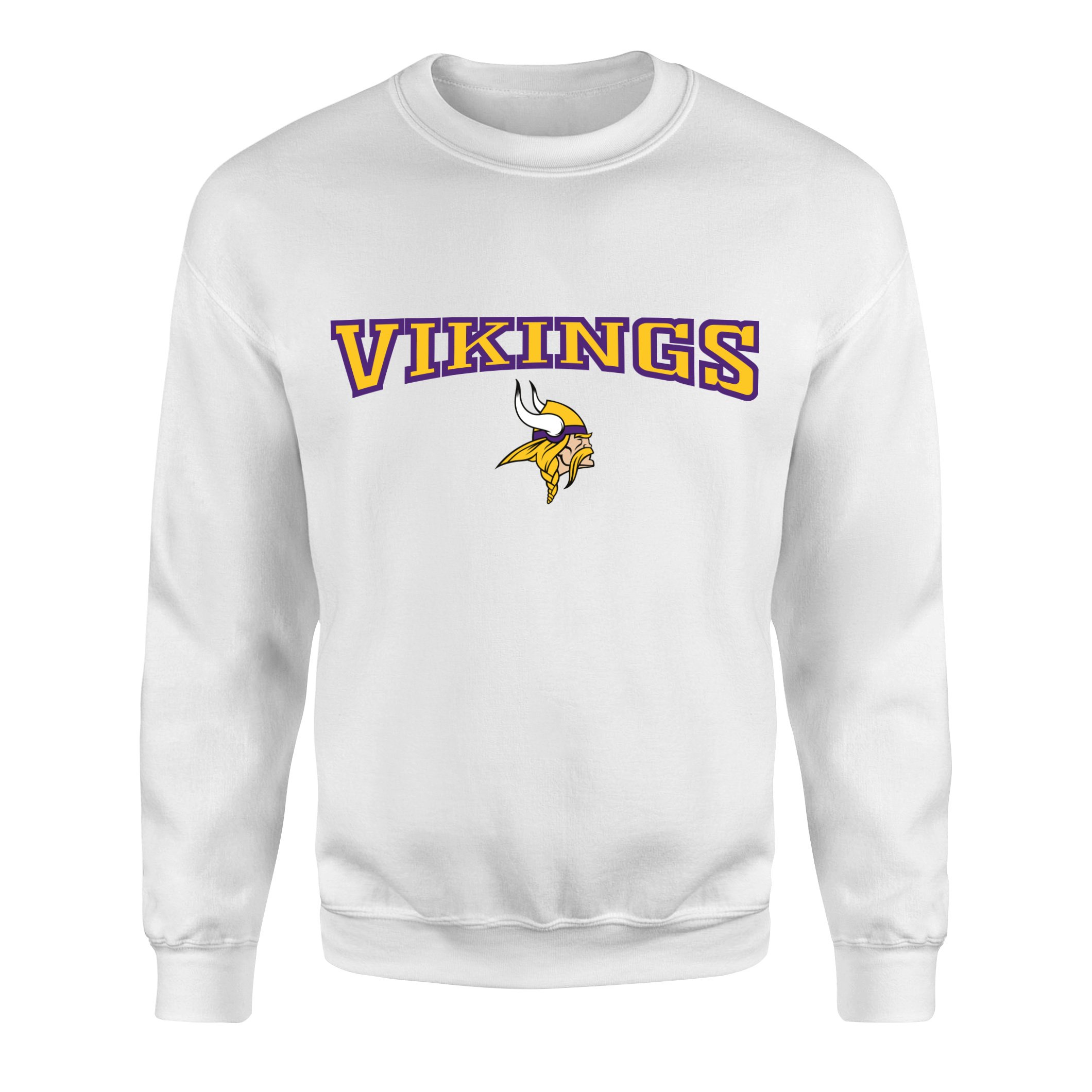 Minnesota VIKINGS B Sweatshirt M - Beyaz