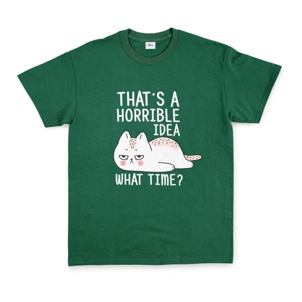 That’s a Horrible Idea Tişört XL - Nefti Yeşili