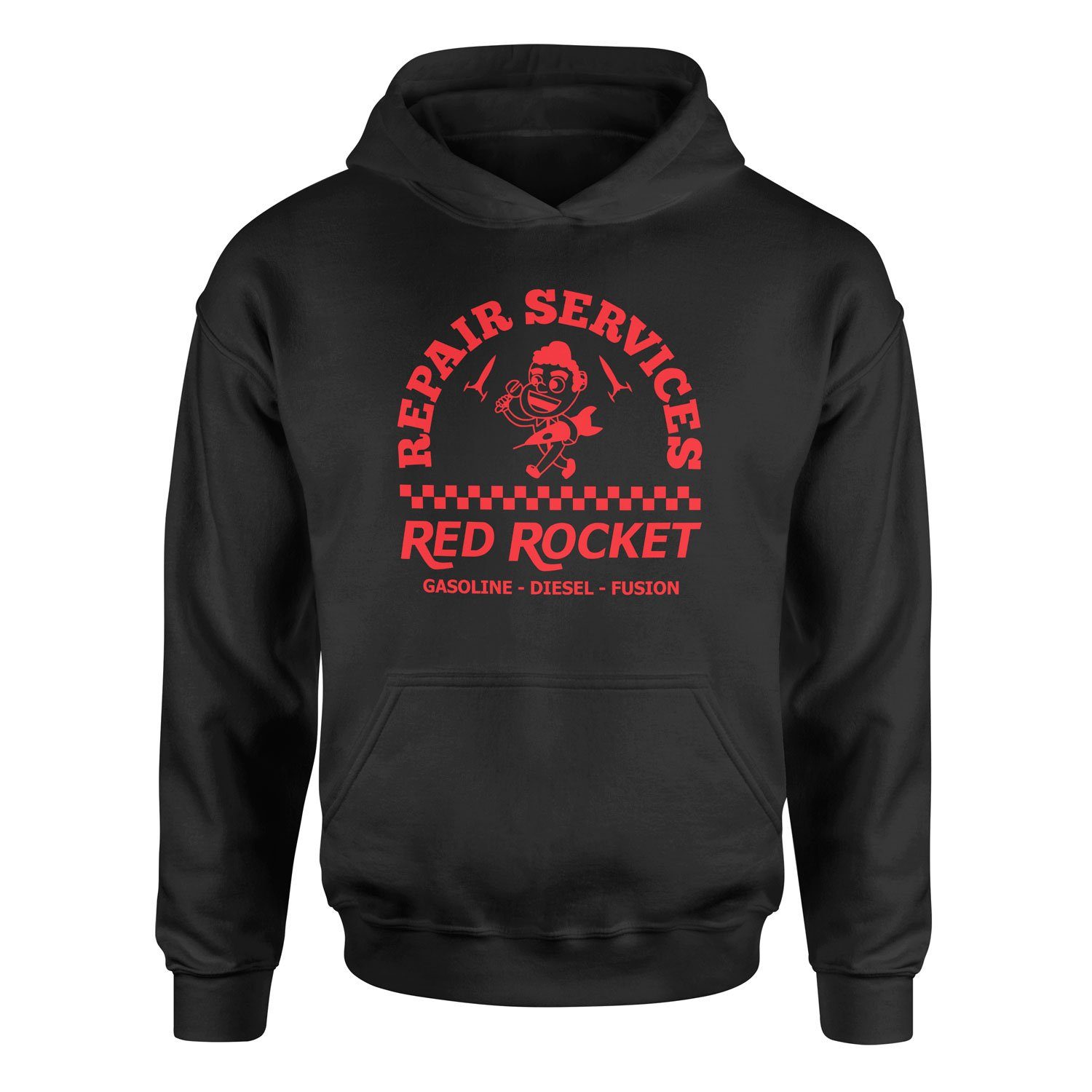 Red Rocket | Fallout Hoodie S - Siyah