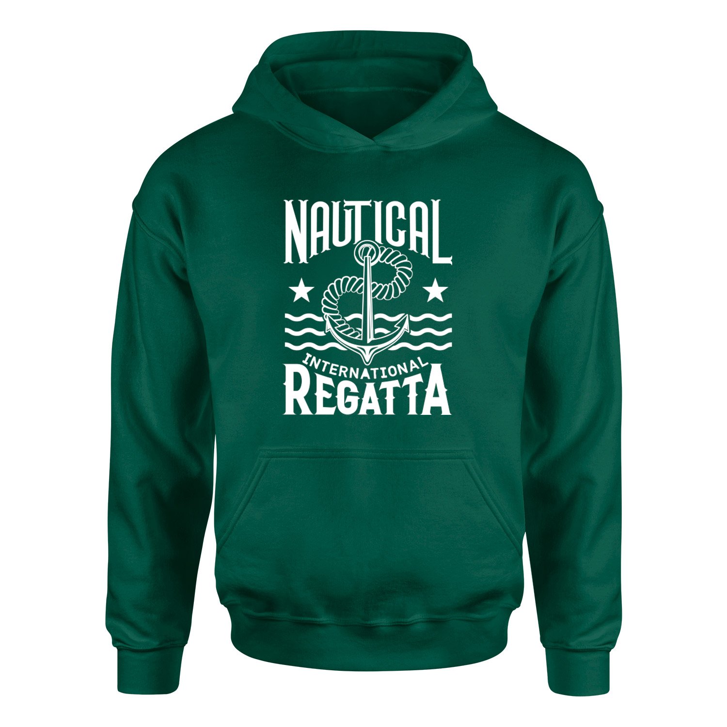 Nautical Regatta Hoodie L - Nefti Yeşili