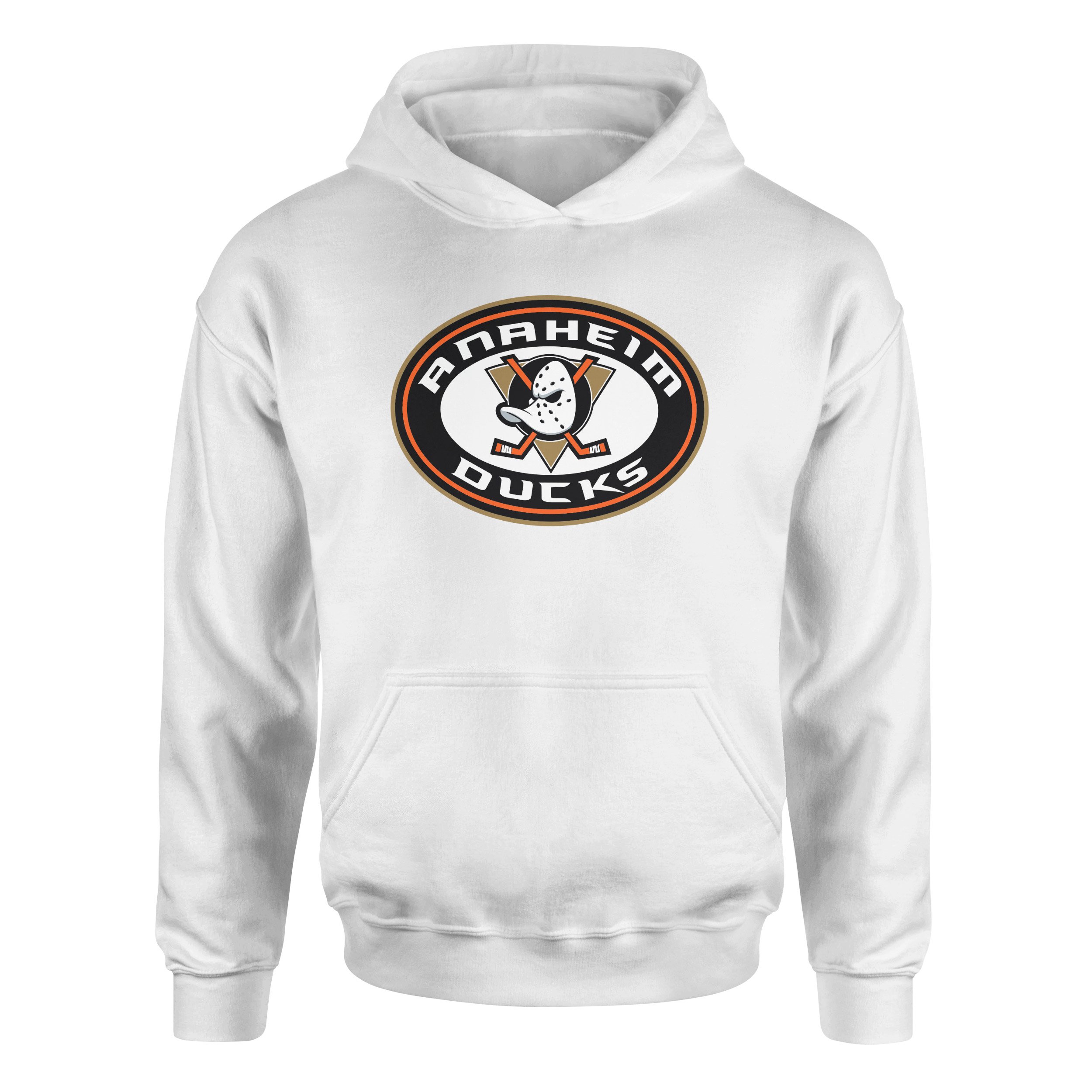 Anaheim Ducks Hoodie XL - Beyaz