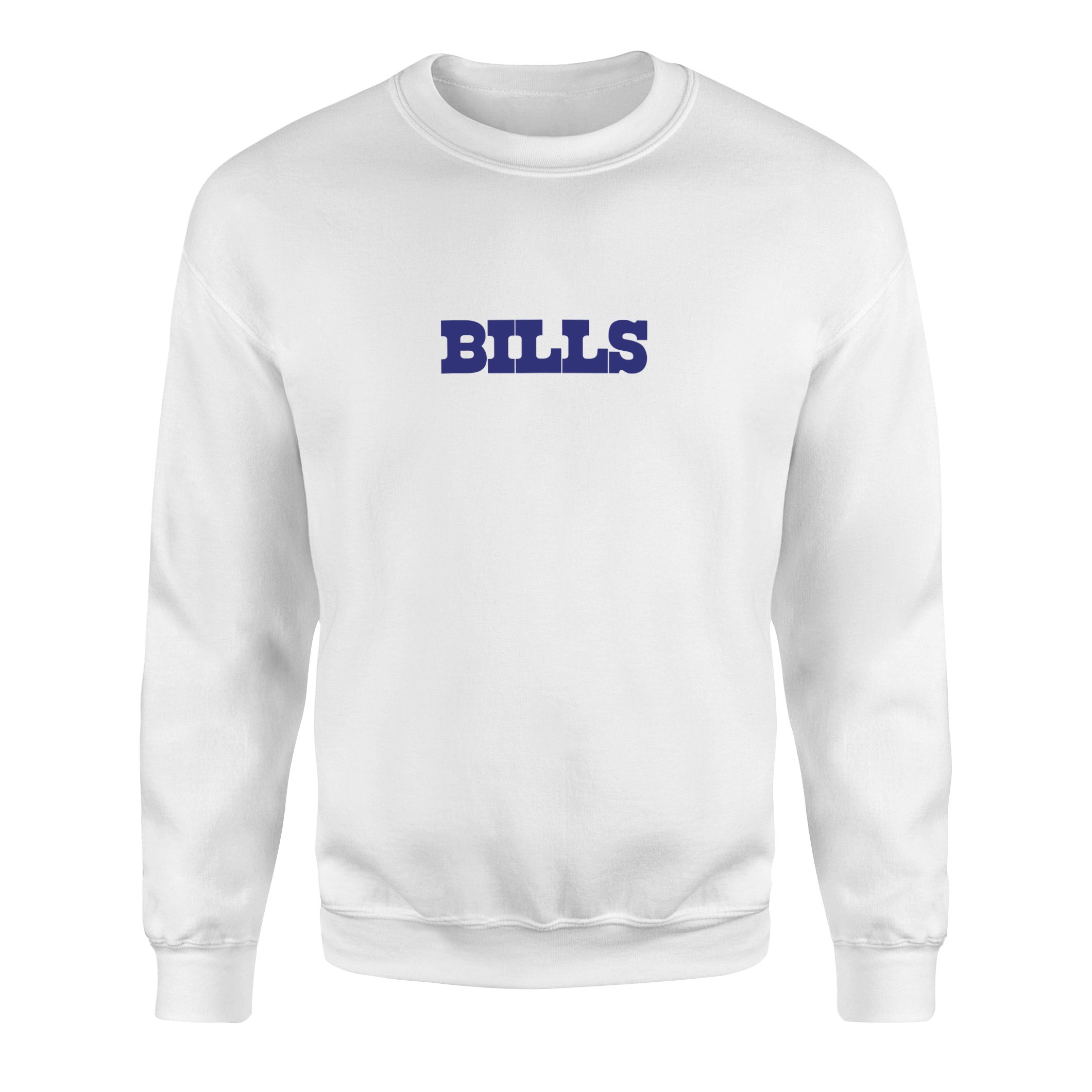 BUF BILLS Iconic Sweatshirt S - Beyaz