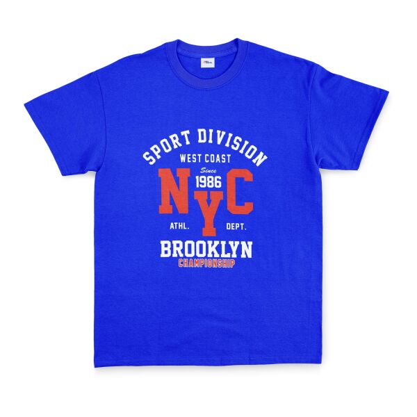 NYC West Coast SD Tişört XL - Mavi