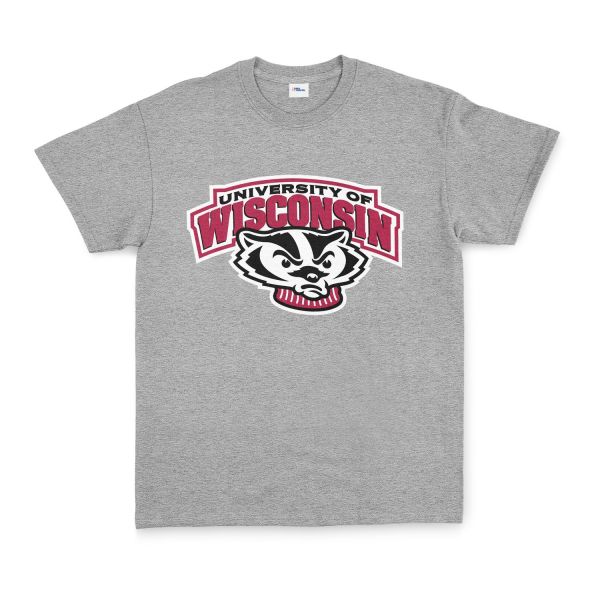 Wisconsin Badgers Tişört L - Gri