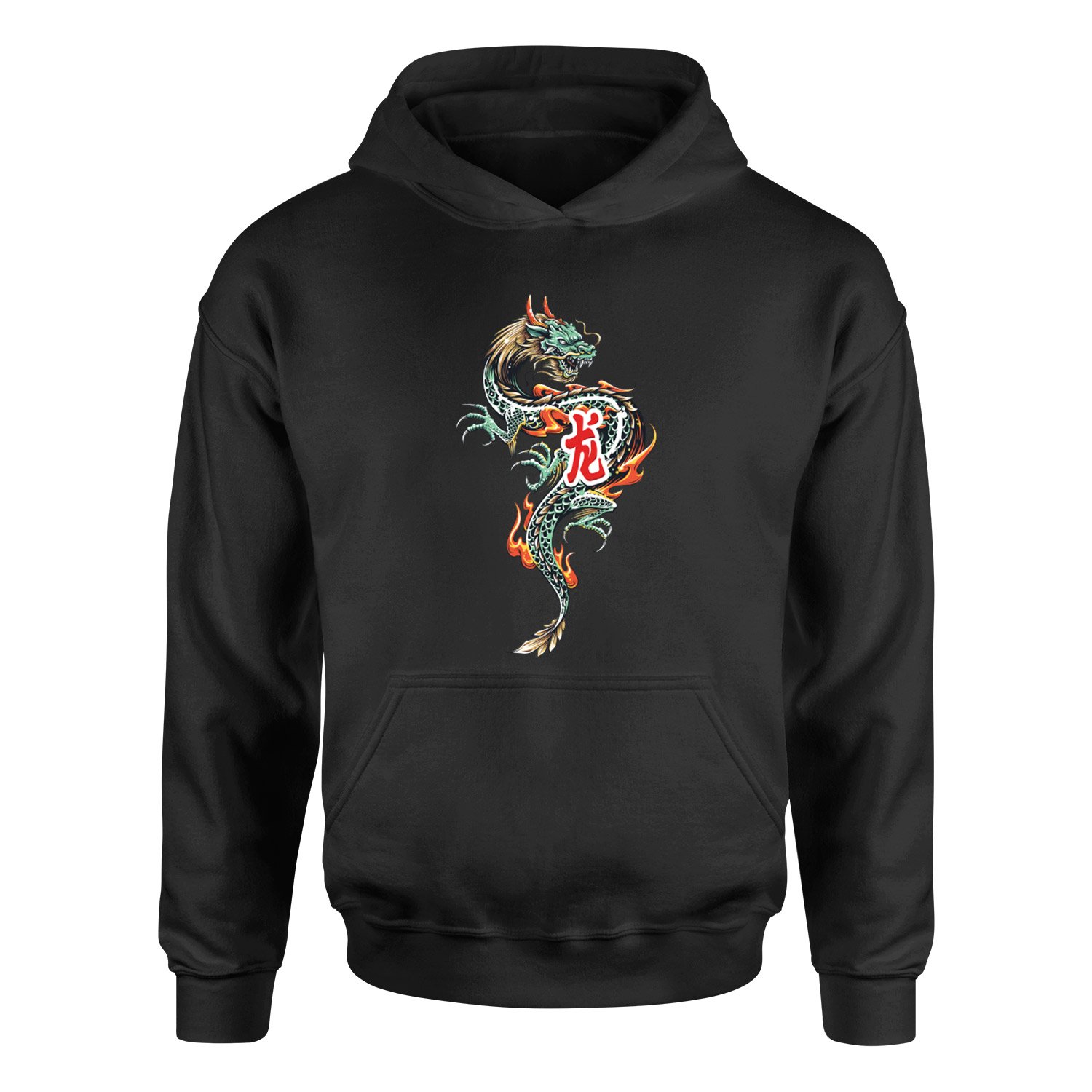 Dragon Hoodie M - Siyah
