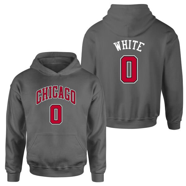 Coby White Chicago 0 Forma Hoodie L - Füme