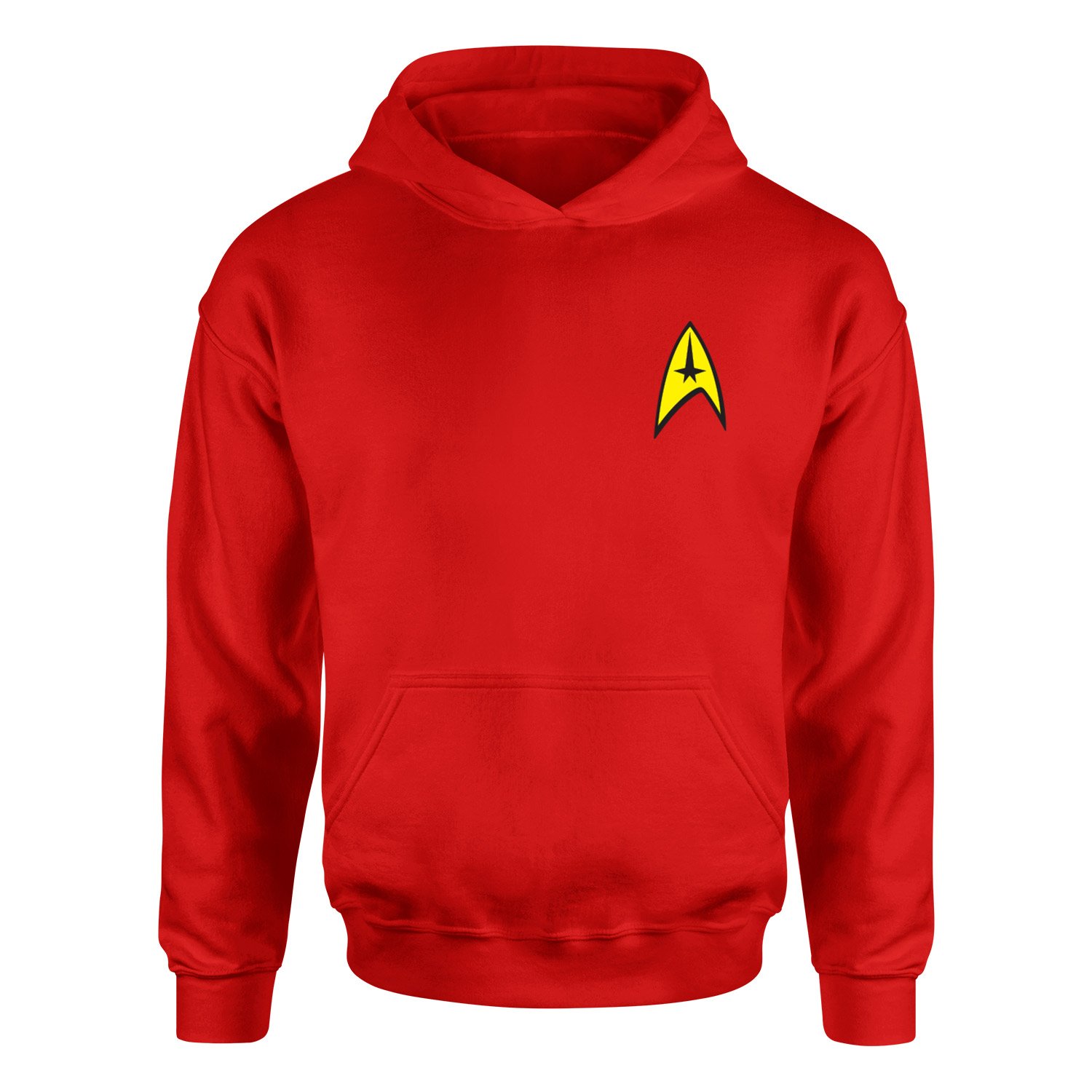 Star Trek Delta Hoodie M - Kırmızı