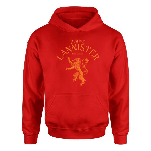 House Lannister Hoodie S - Kırmızı