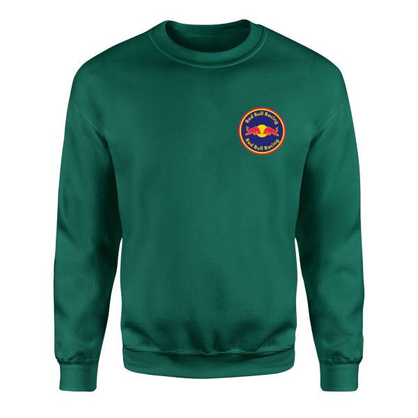 Red Bull Racing Badge Sweatshirt XL - Nefti Yeşili