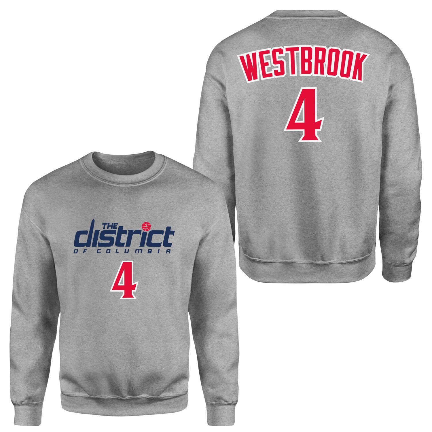 Russell Westbrook Wizards Forma Sweatshirt XXL - Gri