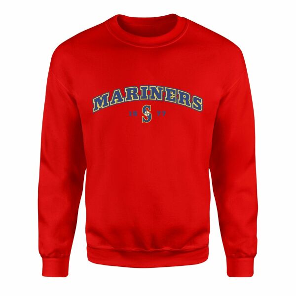 Mariners 1977 Sweatshirt M - Kırmızı