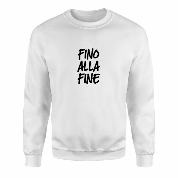 Juventus Fino Alla Fine Sweatshirt M - Beyaz