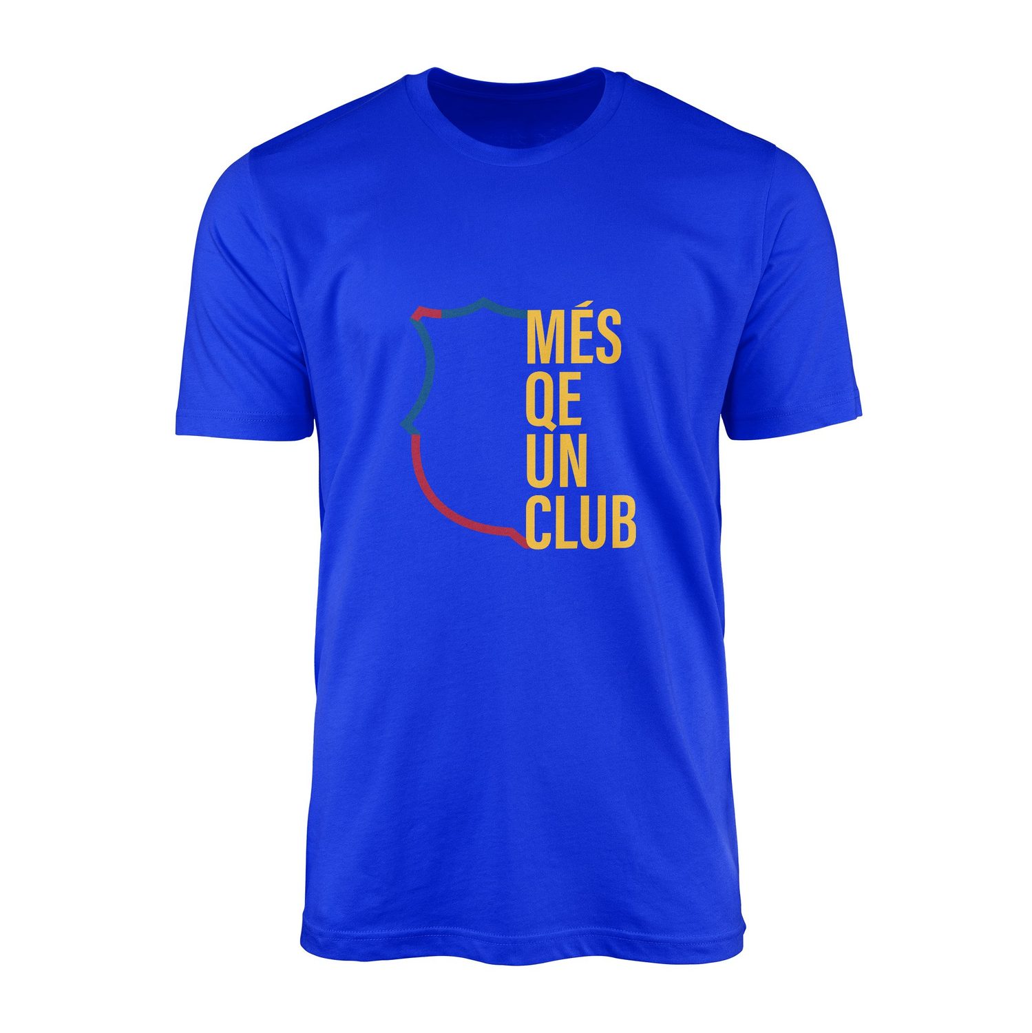 Més que un Club | FC Barcelona Tişört XL - Mavi