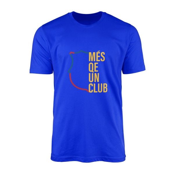 Més que un Club | FC Barcelona Tişört XL - Mavi