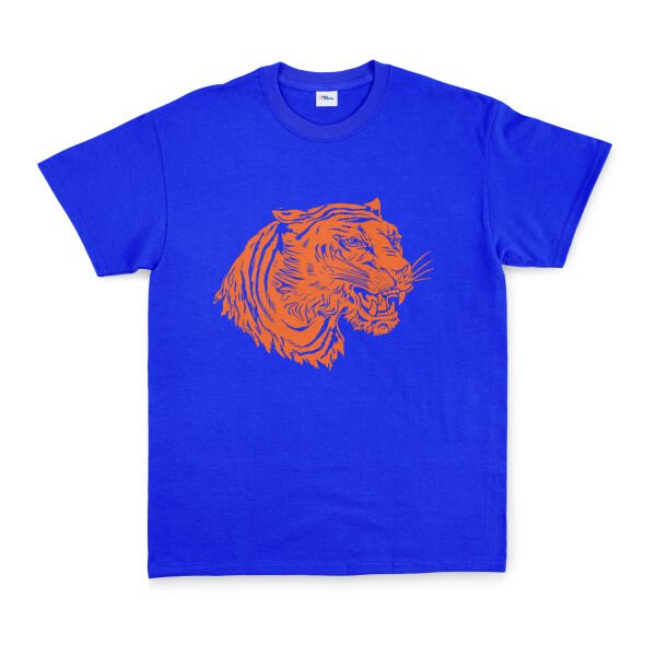 Clemson Tiger Print Tişört L - Mavi