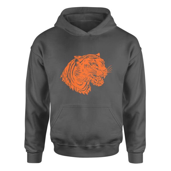 Clemson Tiger Print Hoodie XL - Füme
