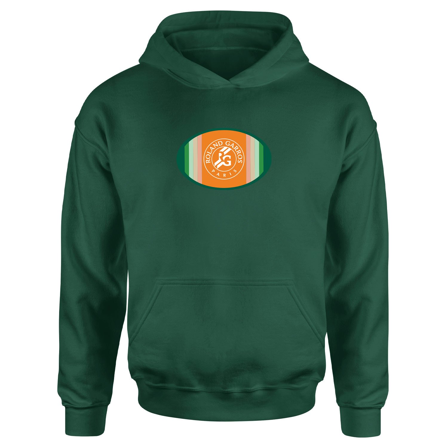 Roland Garros Hoodie XL - Nefti Yeşili