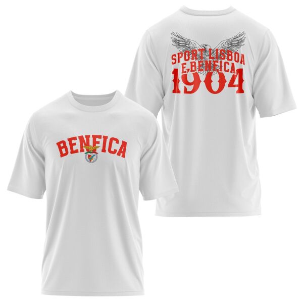 Sport Lisboa E Benfica SE Oversize Tişört L - Beyaz