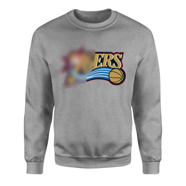 76ERS Sweatshirt M - Gri